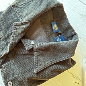 GAP Blue Jeans Corduroy Jacket Brown Denim Basics World Standard‎ Women's